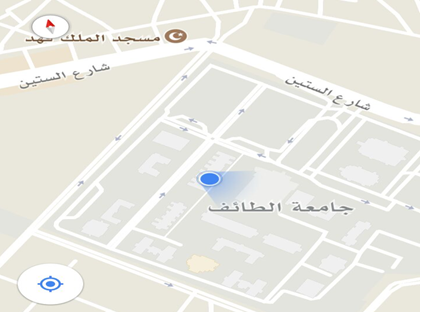 خريطة جامعة الطائف