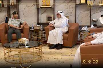 Prof. Yousef Asiri meets the Commander of King Abdullah Air Defense College