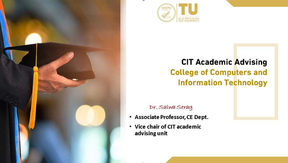 workshop: CIT Academic Advising