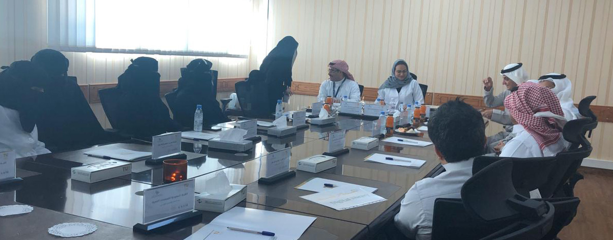 نحو الإعتماد المؤسسي : كلية الطب تستقبل فريق  من الهيئة السعودية للتخصصات الطبية