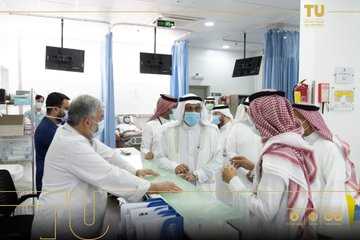 To discuss aspects of cooperation ... TU President visits several health sectors in Taif